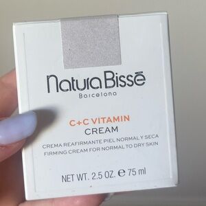 Natura Bisse C+C Vitamin Cream 2.5oz natural organic moisturizer NEW UNOPENED